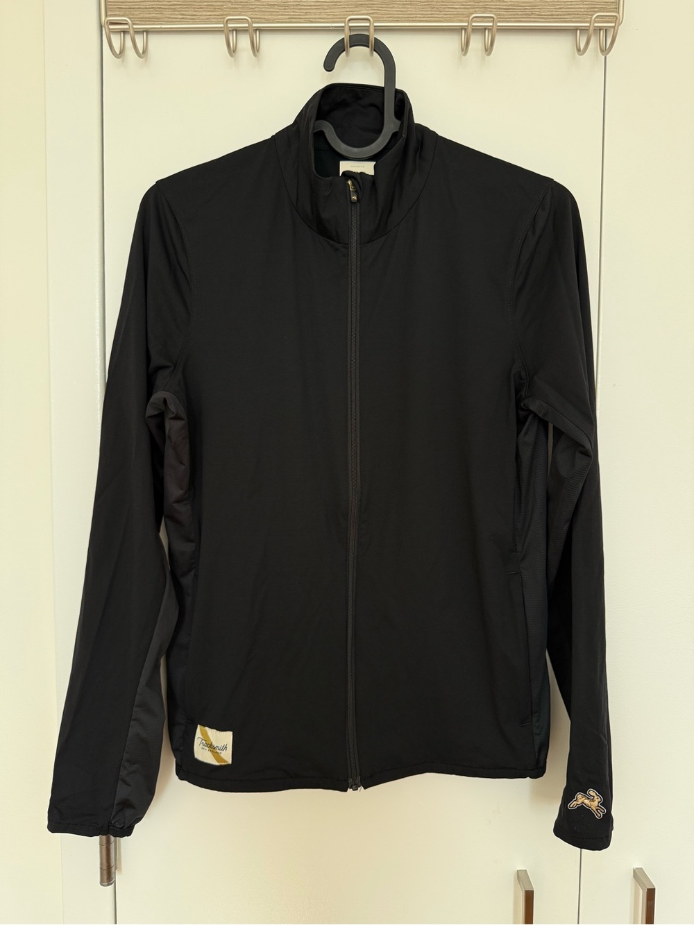 Tracksmith Session Jacket in Black, Size XS